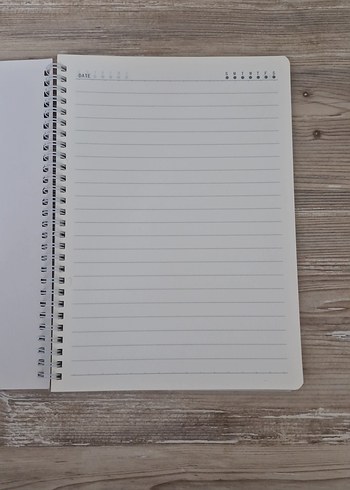  Pembe Spiralli Defter