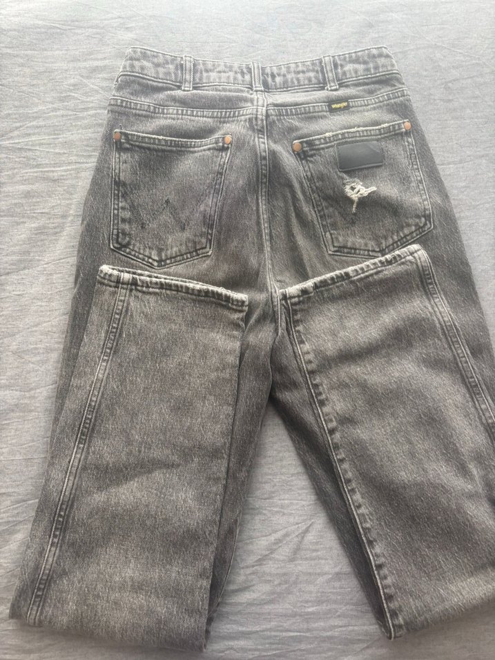 Gri Regular Fit Midi Kadın Kot Pantolon - Görsel 2