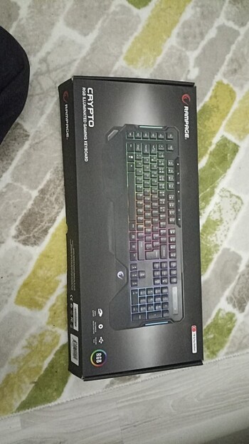 Rampage ışıklı klavye