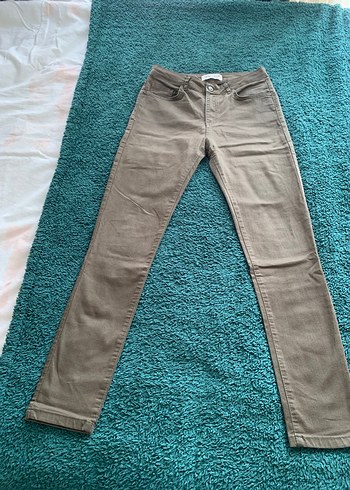 Koton Kadın Haki Skinny Denim Pantolon
