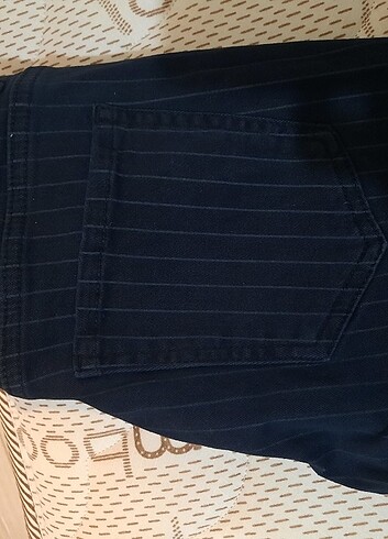 Cizgili normal bel pantolon - Görsel 3