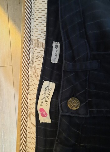 Cizgili normal bel pantolon - Görsel 5