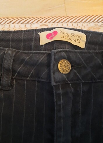 Cizgili normal bel pantolon - Görsel 6