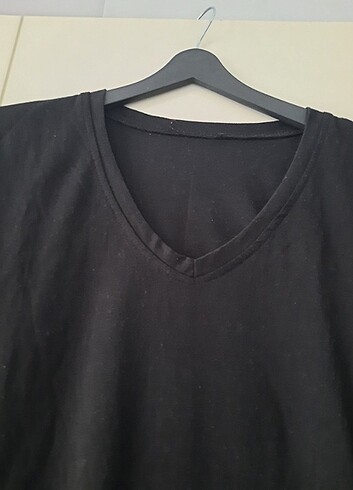 l Beden Siyah basic t shirt