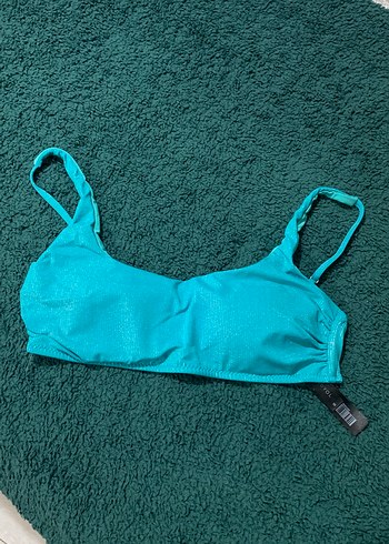 38 Beden yeşil Renk Bikini ustu