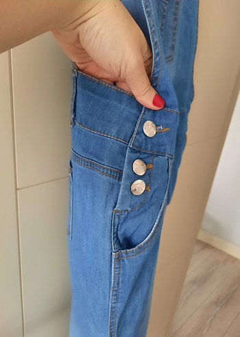 40 Beden Askılı bahcivan jean Tulum