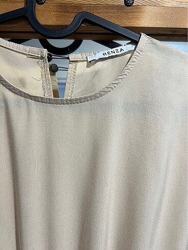 Keten pamuk karışımı çan elbise - Görsel 6