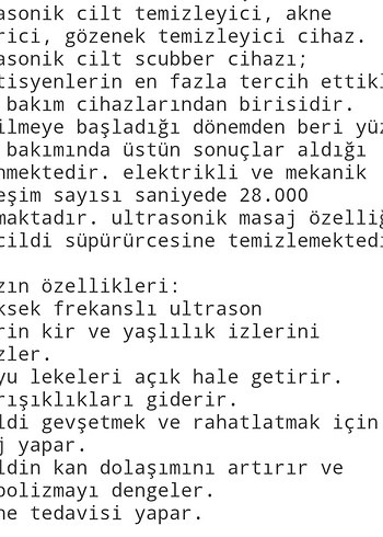 Scrubber Ultrasonik Cilt Temizleyici - Görsel 4