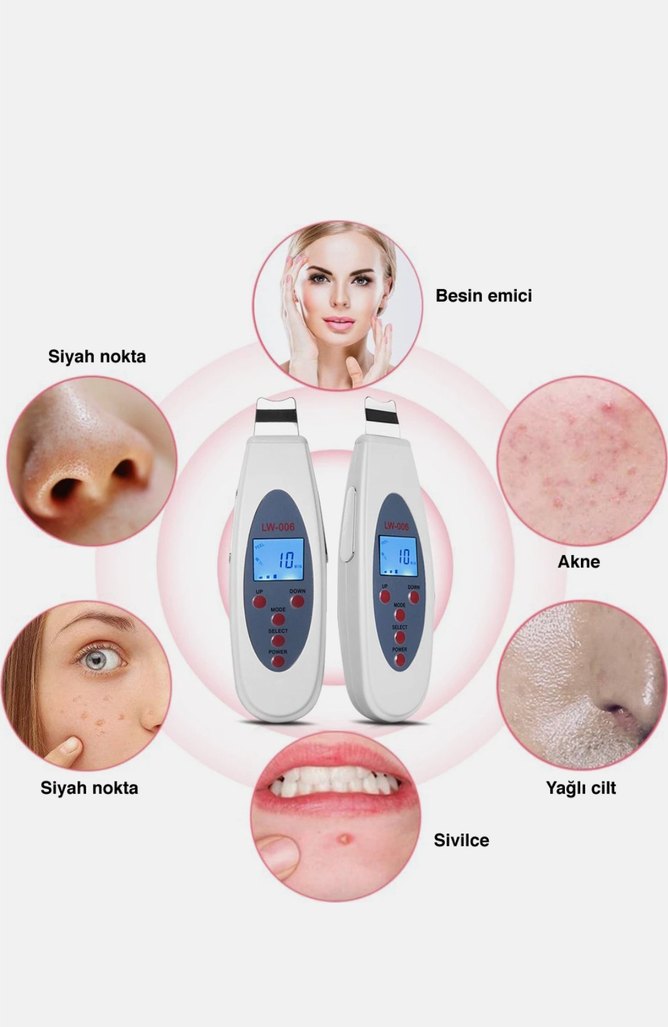 Scrubber Ultrasonik Cilt Temizleyici - Görsel 3