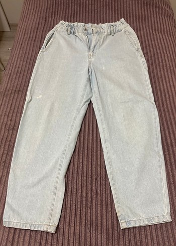 Koton Acik Mavi Rahat Kesim Denim Pantolon