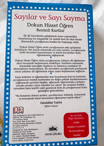 ABC yayınları Dokun-Hisset-Öğren resimli kartları - Görsel 6
