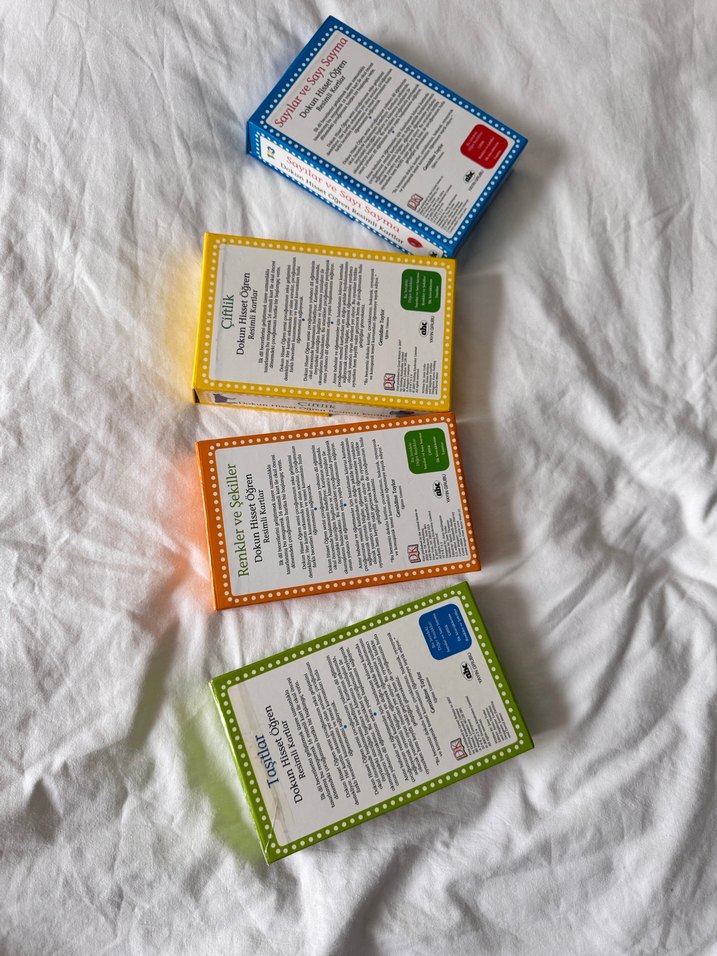 ABC yayınları Dokun-Hisset-Öğren resimli kartları - Görsel 2