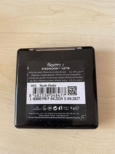  Beden FLORMAR FAR PALETİ