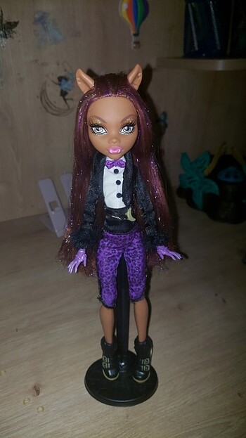 Monster high clawdeen,bonita ve clawdeen set