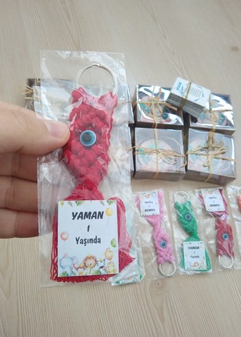 Bohem Tarzı Renkli Anahtarlık ve Dekoratif Ürünler - Görsel 2