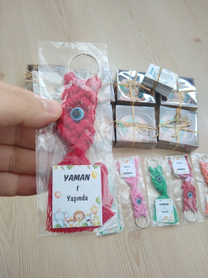 Bohem Tarzı Renkli Anahtarlık ve Dekoratif Ürünler - Görsel 2