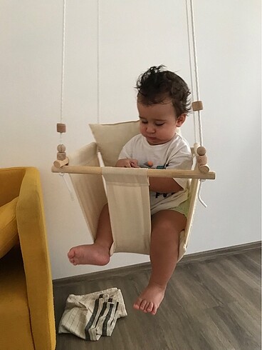 Ahşap keten salıncak