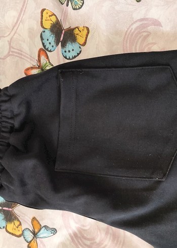 Kadın Siyah Rahat Kesim Eşofman Altı - Görsel 4