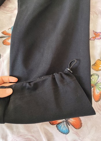 Kadın Siyah Rahat Kesim Eşofman Altı - Görsel 2