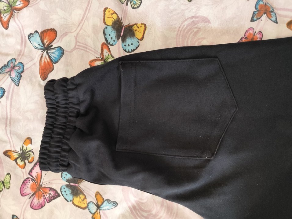 Kadın Siyah Rahat Kesim Eşofman Altı - Görsel 4