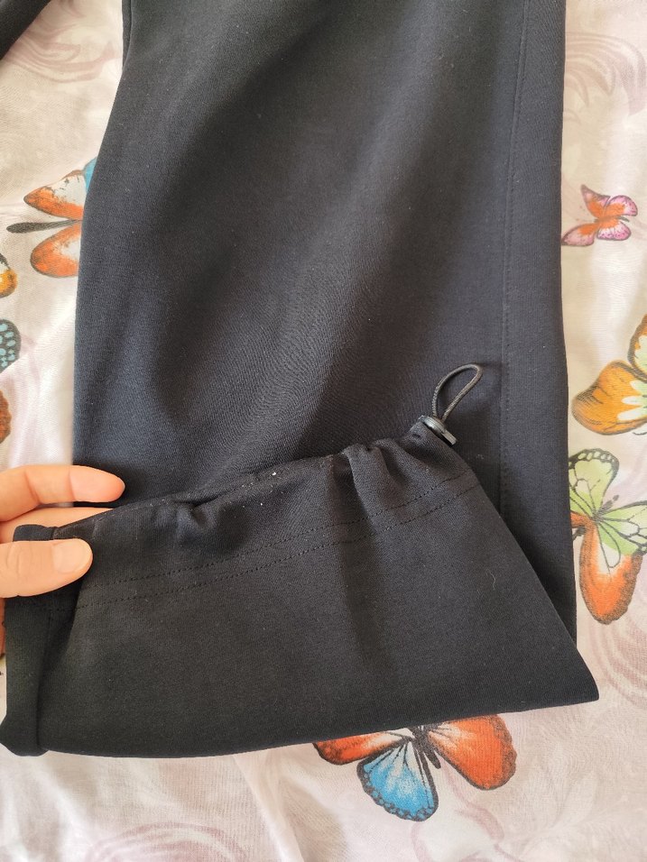 Kadın Siyah Rahat Kesim Eşofman Altı - Görsel 2