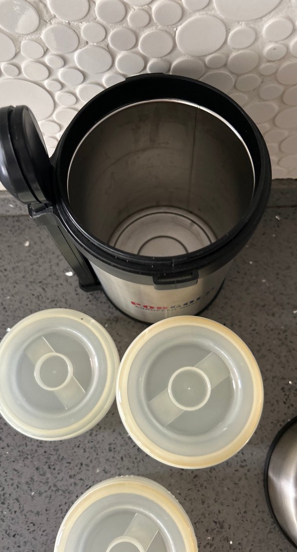 Porgold yemek Termos Şişesi Gri-Gold - Görsel 2