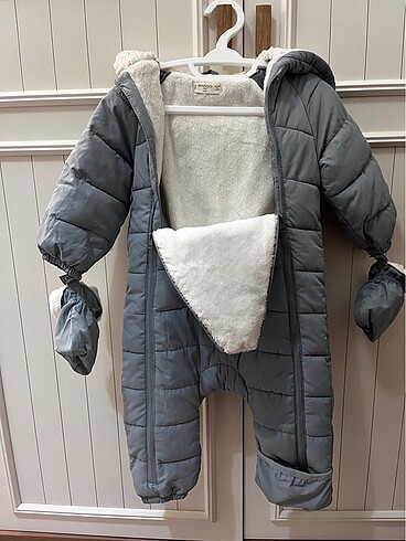 6-9 Ay Beden çeşitli Renk Mango kışlık bebek tulum-74 cm