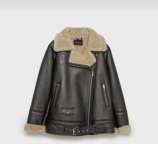 stradivarius kürklü ceket