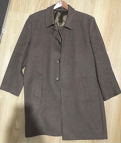 Erkek Oversize Deve Rengi/Kahverengi Kaban