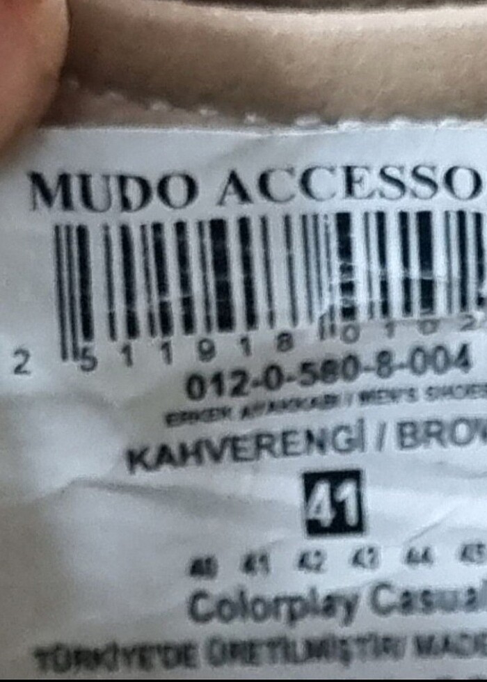 Erkek ayakkabı  - Görsel 4