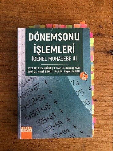 Dönemsonu İşlemleri / Envanter Bilanço / Genel Muhasebe II - Dur