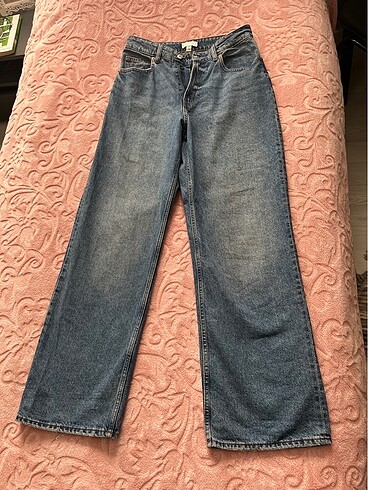 H&M yüksek bel jean