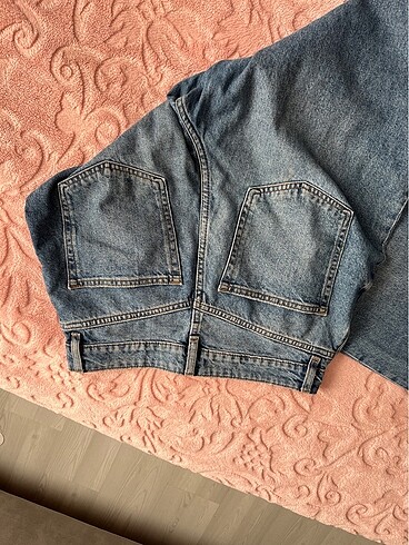 l Beden mavi Renk H&M yüksek bel jean