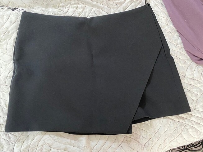 Zara zara şort etek siyah