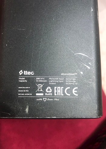 Siyah AlumiSlim+ Power Bank - Görsel 3