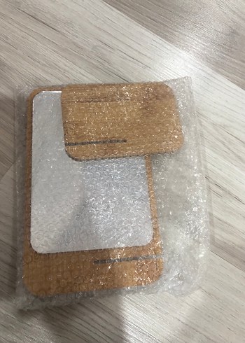 Bej Ahşap Çerçeveli Masa Aynası - Görsel 4