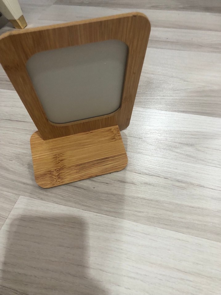 Bej Ahşap Çerçeveli Masa Aynası - Görsel 2