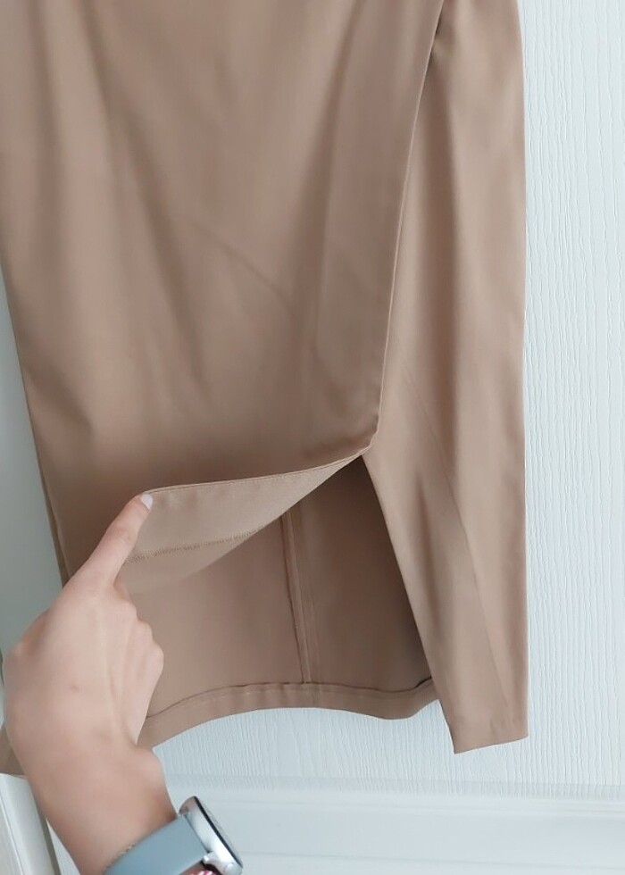 Diz altı klasik etek - Görsel 4