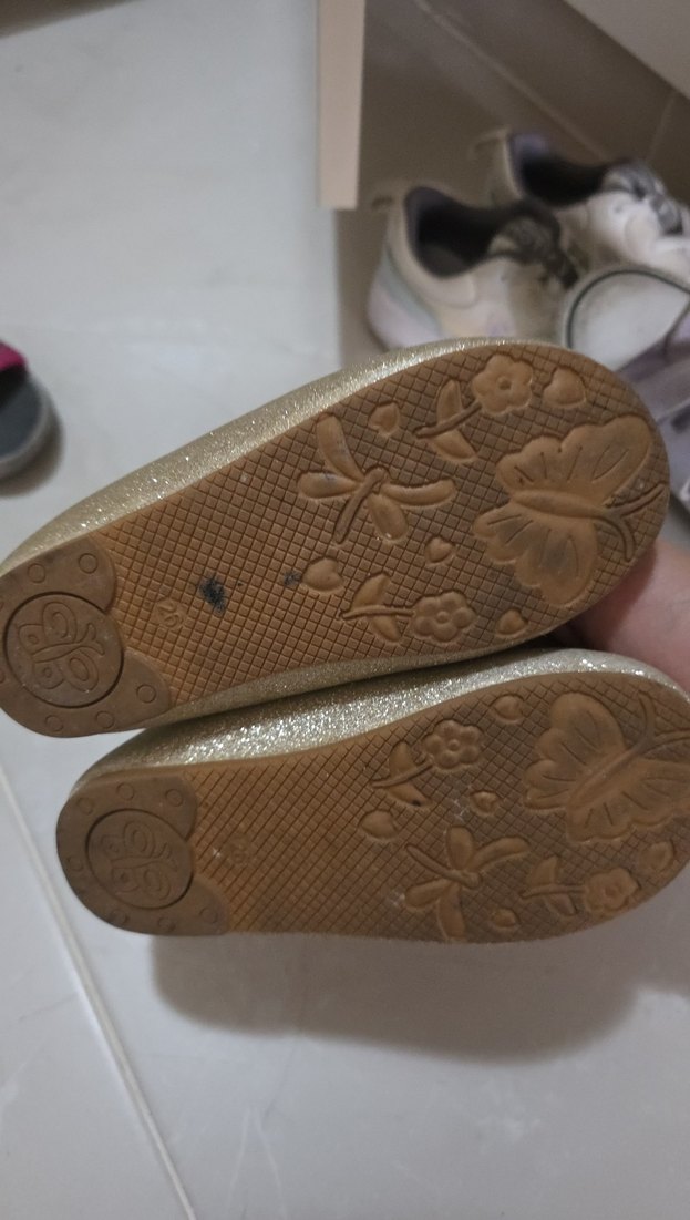 Kız Çocuk Parlak Bej Babet Ayakkabı - Görsel 2