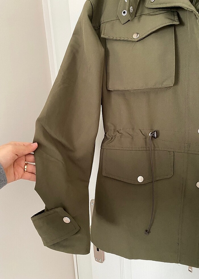Haki ceket - Görsel 3