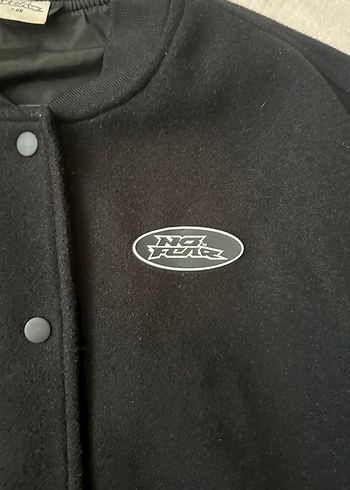 Düğmeli Siyah-Beyaz Oversize Erkek Ceket - Görsel 4