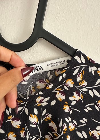 Zara Uzun Kollu Mini Elbise - Görsel 3