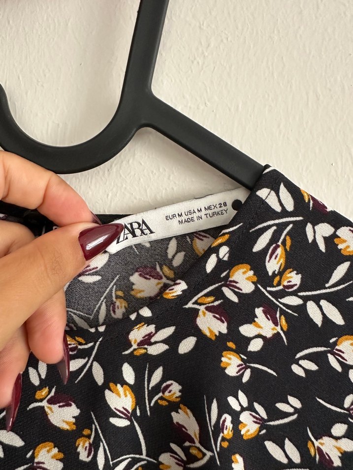 Zara Uzun Kollu Mini Elbise - Görsel 3