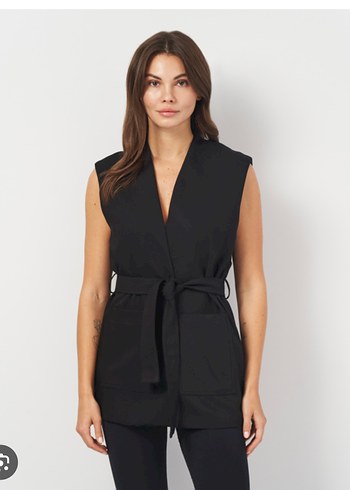 m Beden siyah Renk ZARA Wear Collection Uzun Yelek