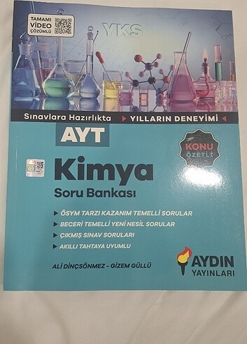 aydın ayt tyt kimya sıfır yks kitapları