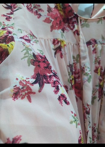 Pembe Pliseli Uzun tunik - Görsel 5