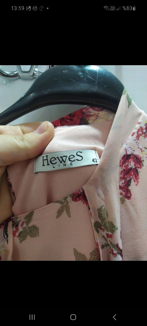 Pembe Pliseli Uzun tunik - Görsel 2