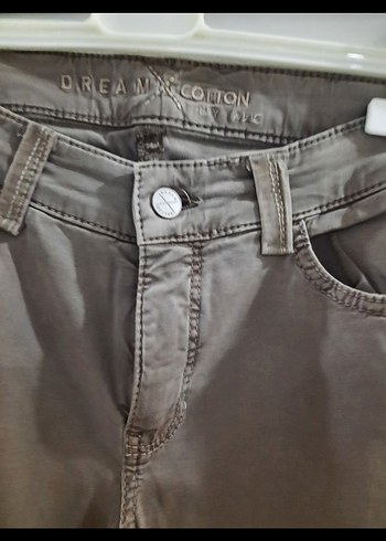 Bej Kadın Kumaş Pantolon Regular Fit - Görsel 2