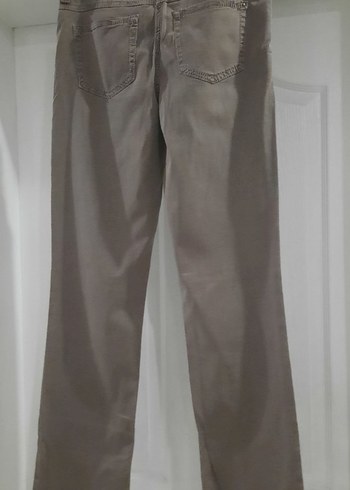 Bej Kadın Kumaş Pantolon Regular Fit - Görsel 3