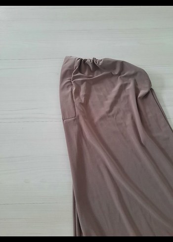 Bej Kadın Drapeli Minimalist Bone - Görsel 4